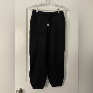 ZARA THICK DRAWSTRING BLACK PANTS - SIZE SMALL!